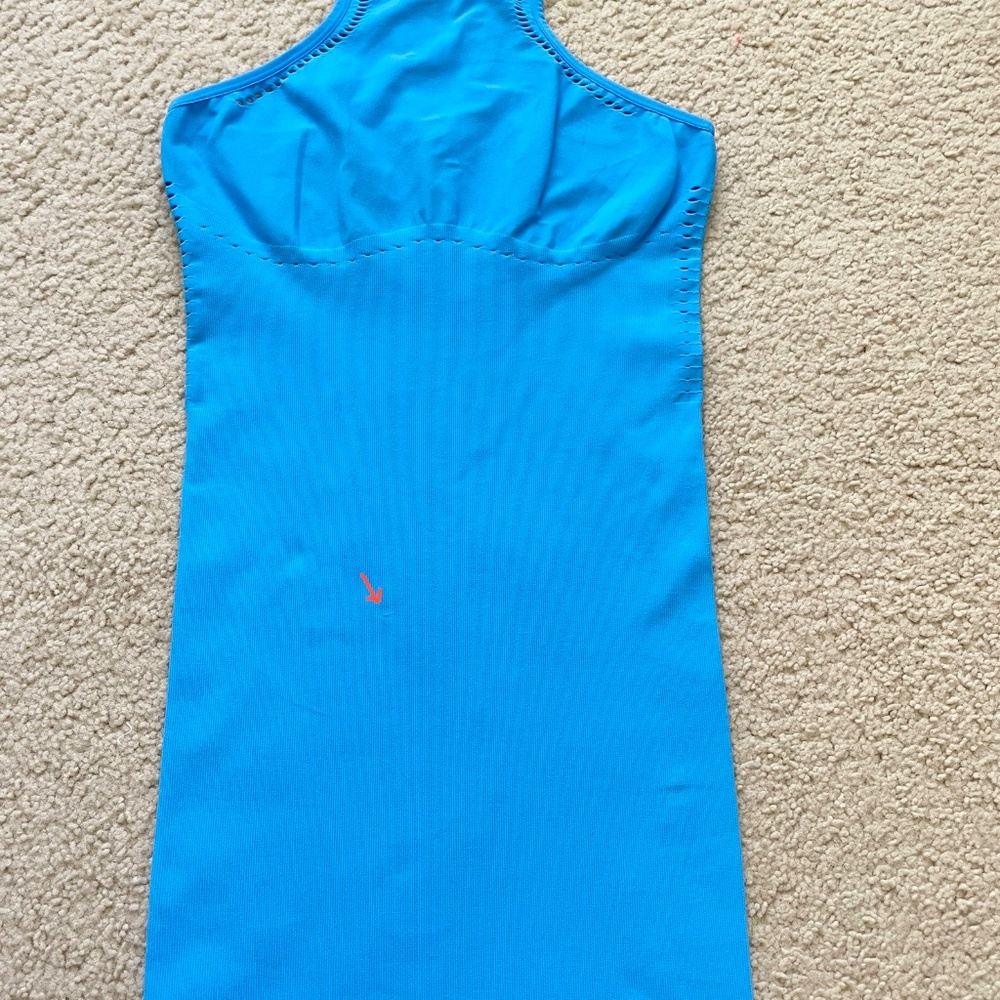 ALO Yoga Sky Blue Racerback Bodycon Dress - Picture 10 of 15